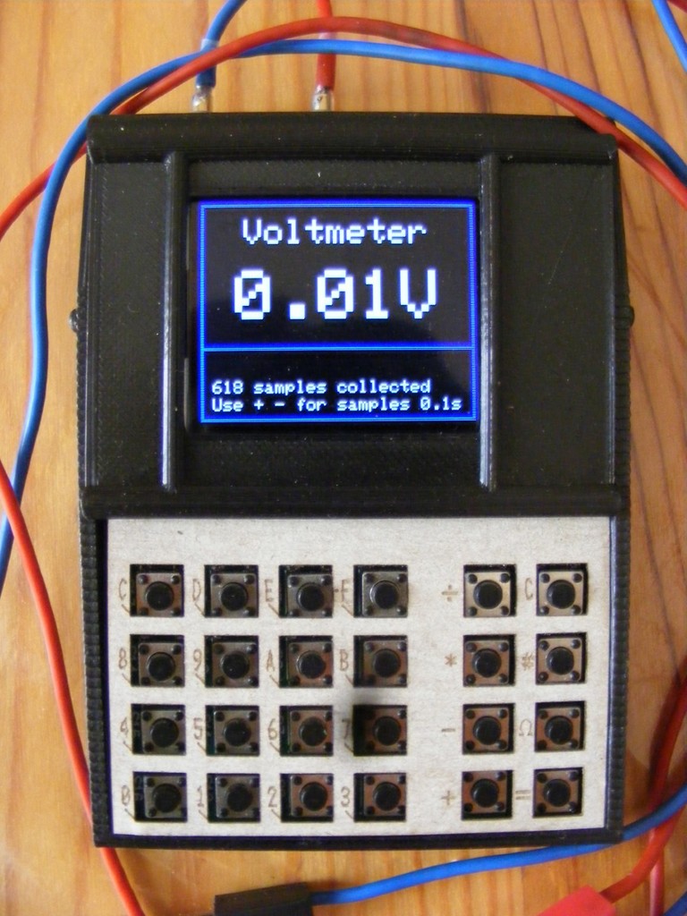 Smart Voltmeter Data Logger Hex Calculator Arduino Instrument