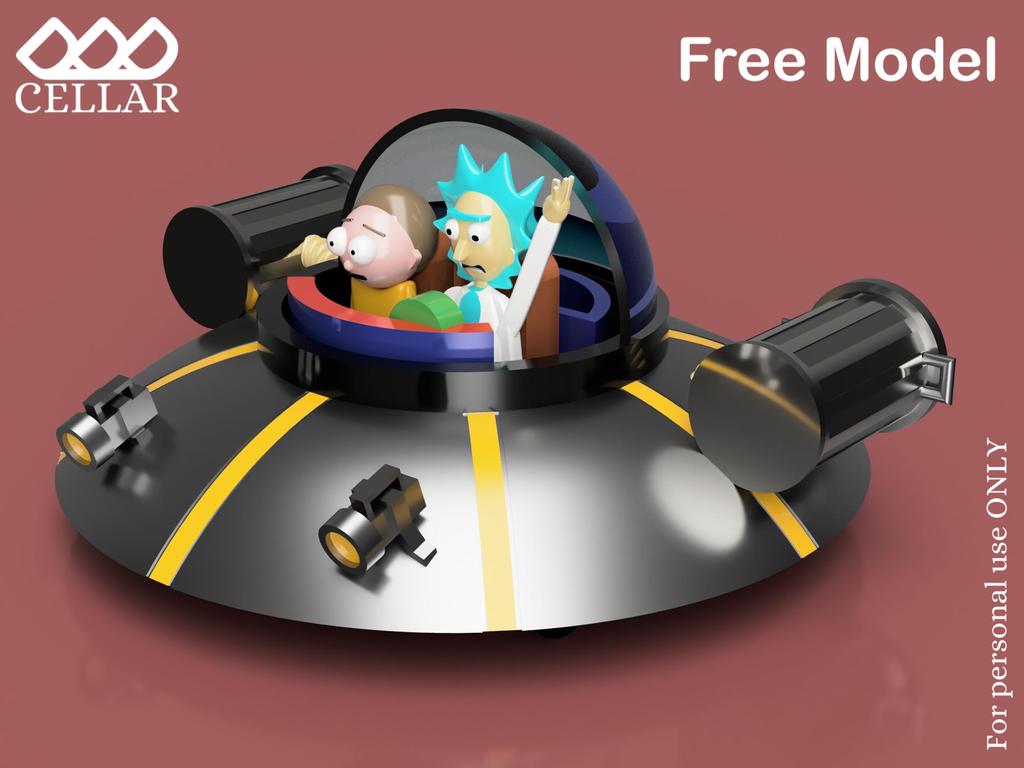 Sci Fi Replica - Rick and Morty's Space Cruiser