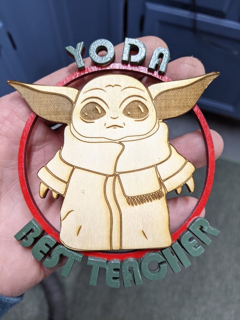 Yoda Best Teacher - Ornament
