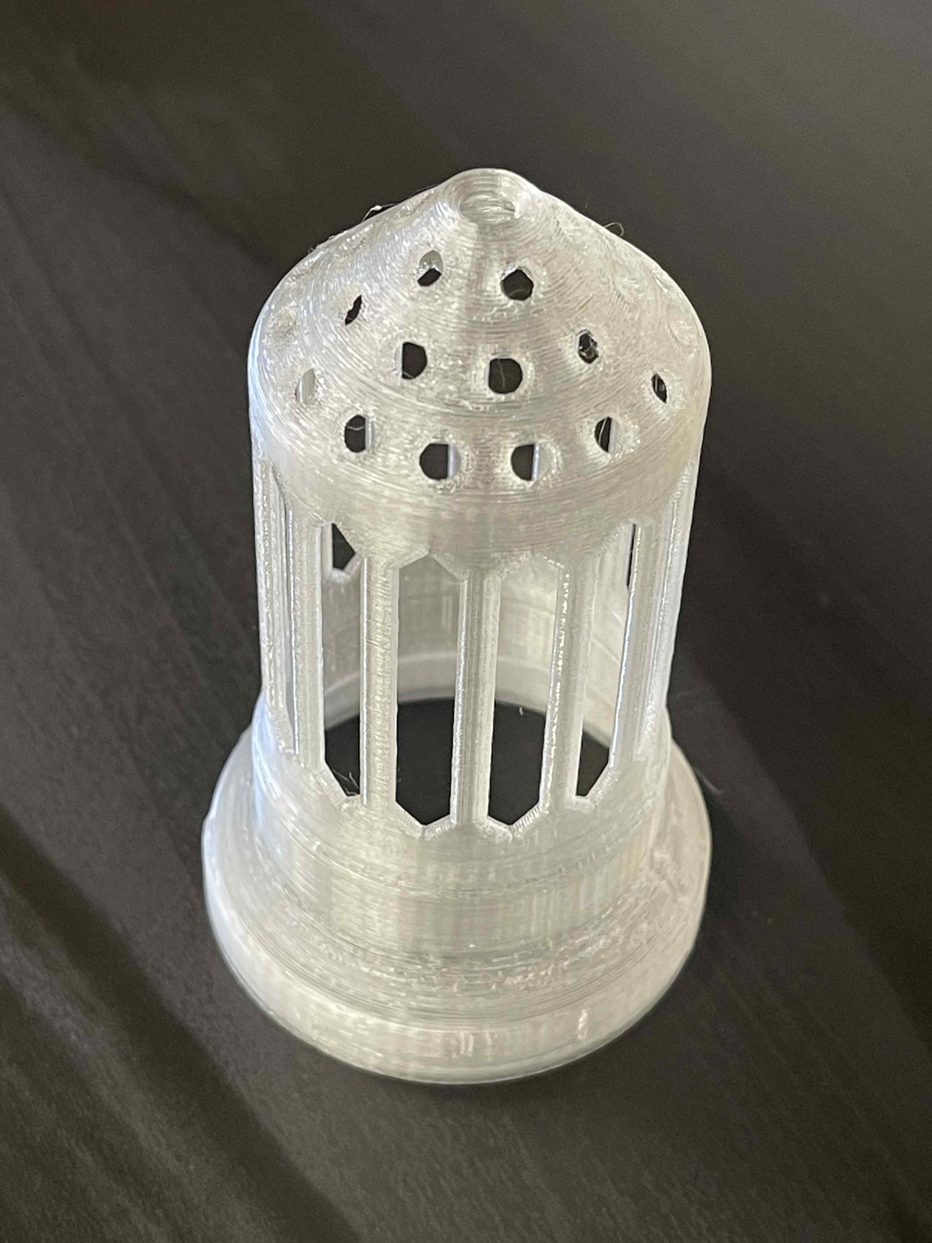 Two Piece Jiffy Plant Holder for Modular Hydroponic Tower