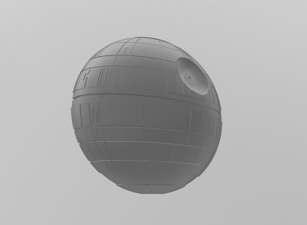 Wall mounted Death Star
