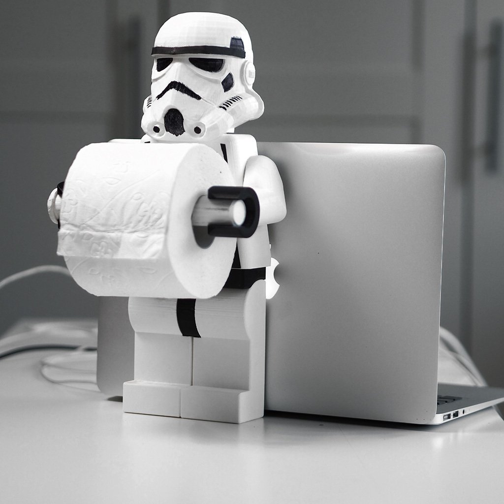 Stormtrooper Lego Toilet Paper Holder