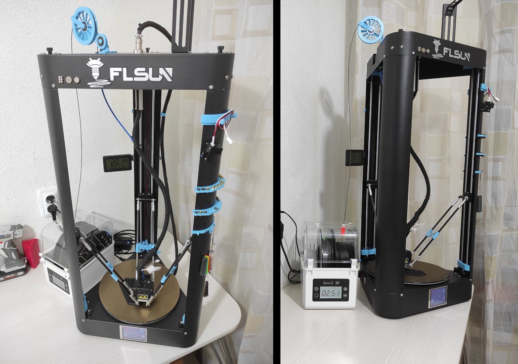 FLSUN QQ-S Pro two way filament roller guide