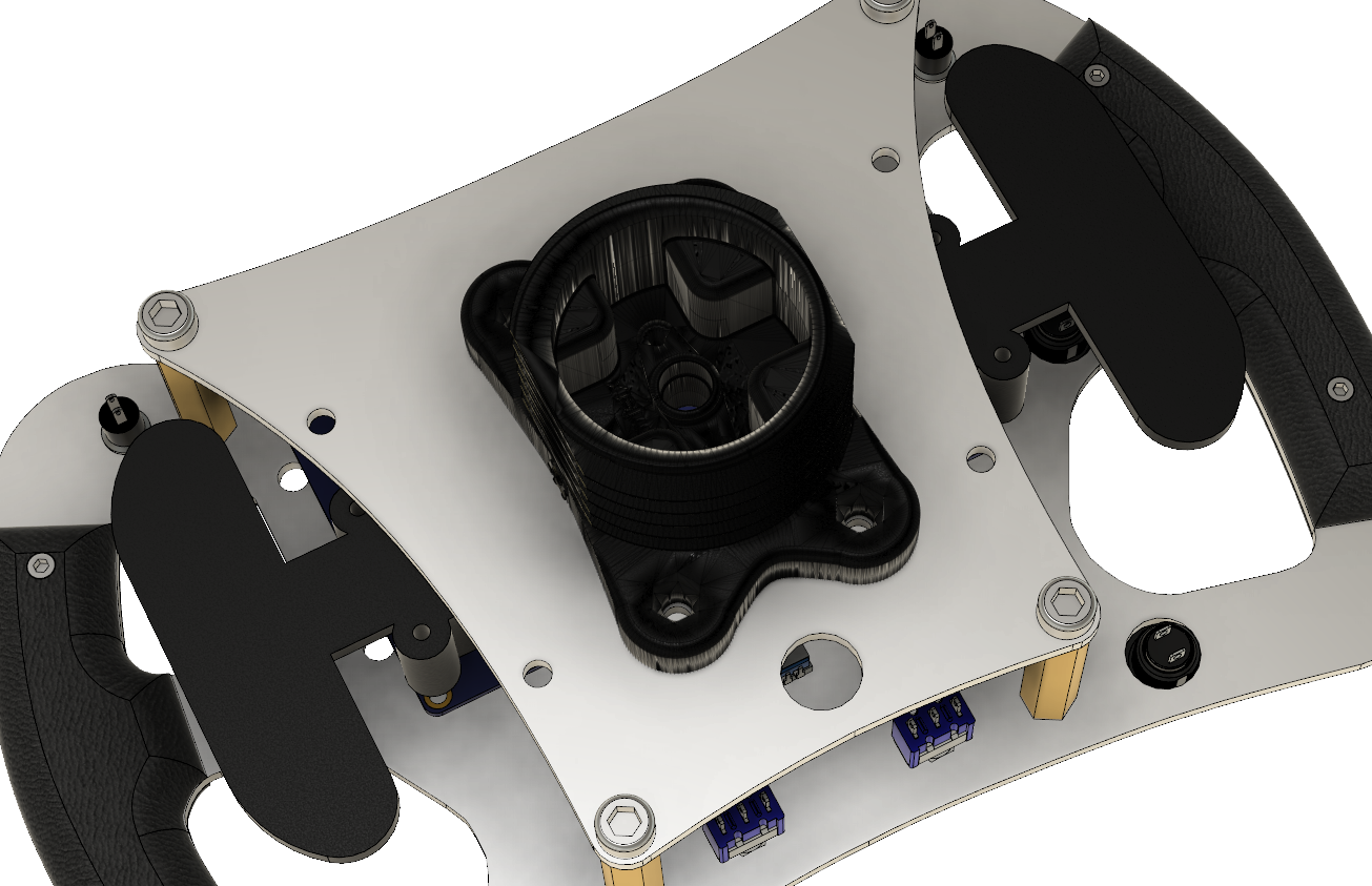 RamjetX Thrustmaster T300 T500 TX TSPC 70mm Hub Adaptor (90 degree rotated - 4 Screw Option for F1 Rims)
