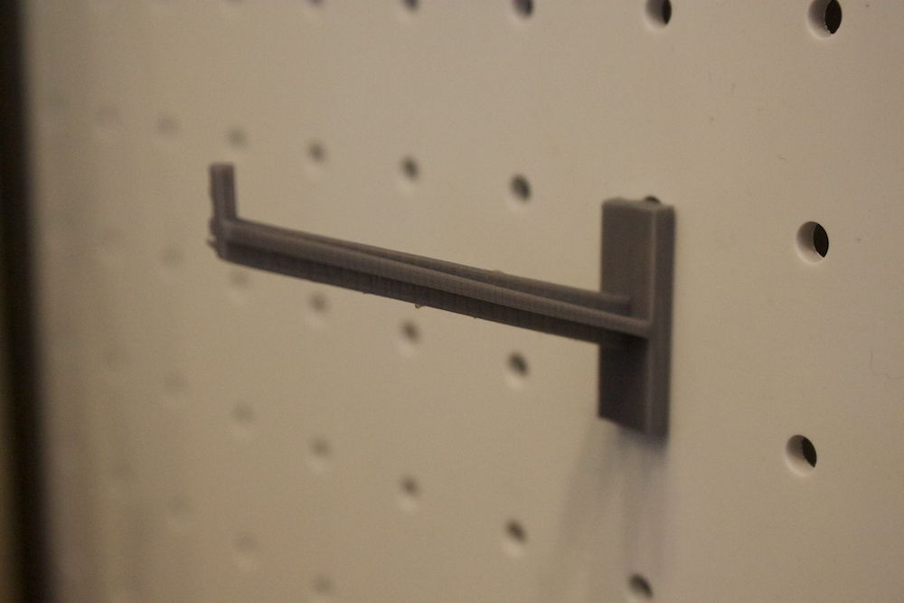 Pegboard Sloped 2.25" Hook