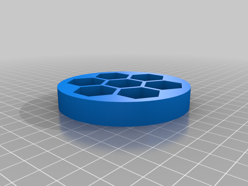 Simple Dice Case - hexagonal slots