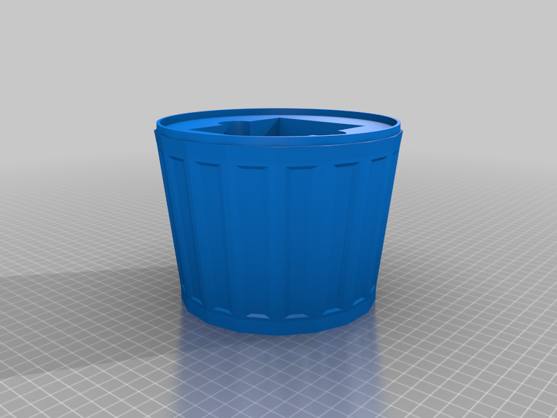 MTG Commander garbage trash can deck box