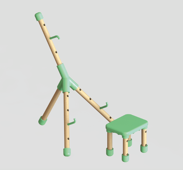 Field easel with stool (Porzano and Porzano+)