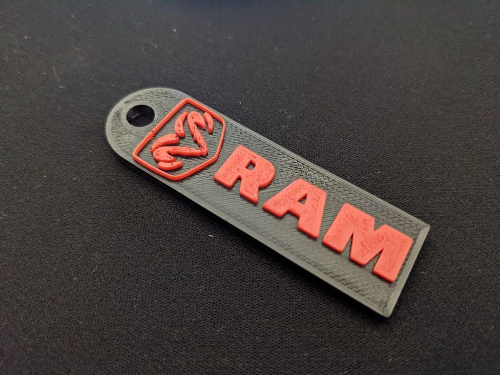 Dodge Ram Keychain