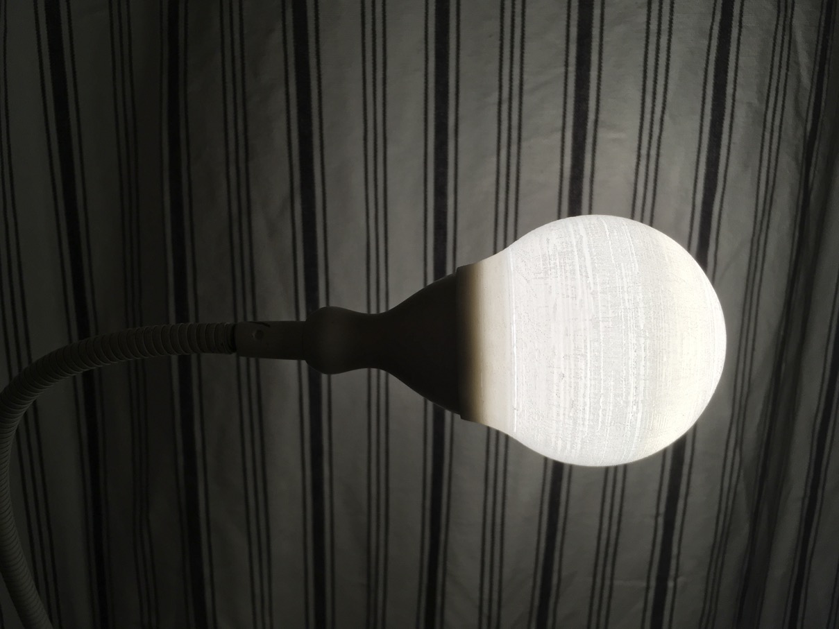 Diffusion cover for IKEA JANSJÖ lamp