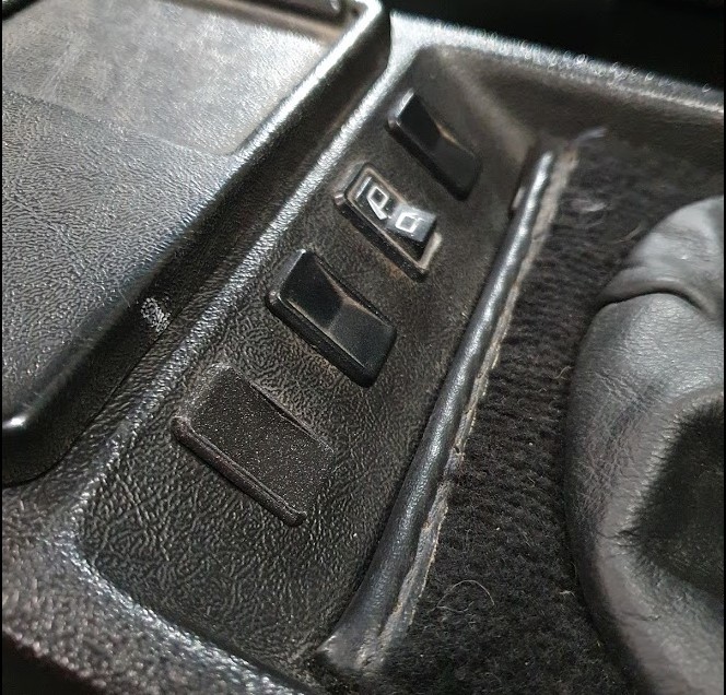 Porsche 944 Dashboard Switch Cover