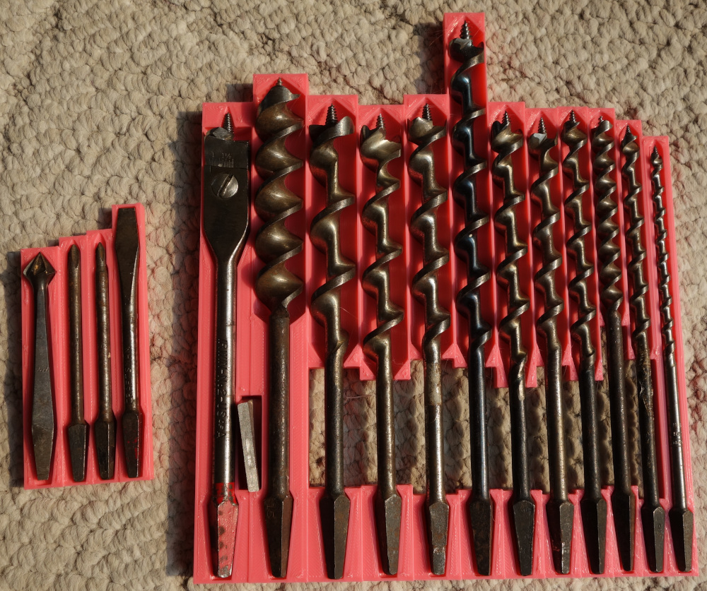 List Defind (mostly) Auger Bit Tray