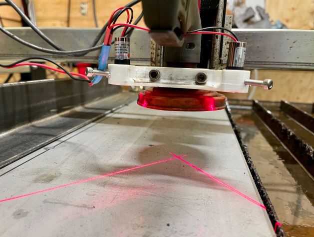 crosshair for Langmuir Crossfire Pro CNC plasma table