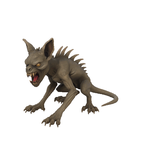 Miniatura 2 do modelo 3D Chupacabra