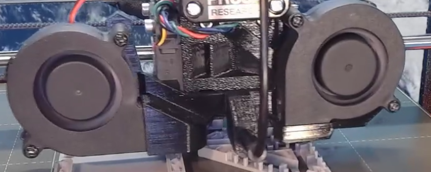 Prusa MK3S+ Dual Fan with Nozzle Camera shroud