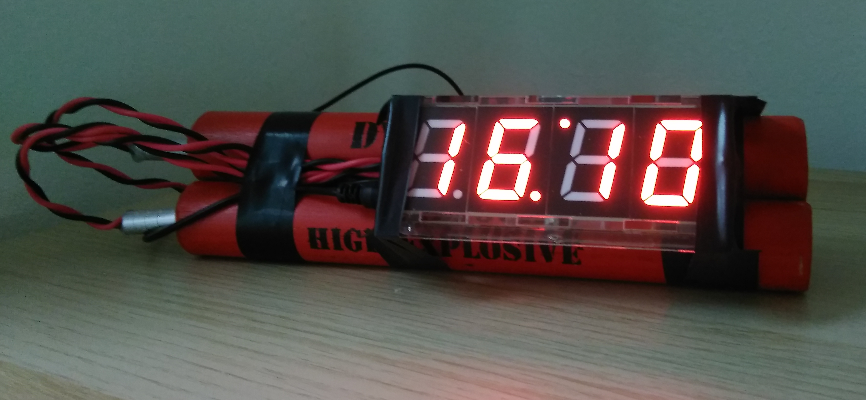 Dynamite clock