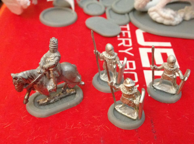 Recessed Infantry and Cavalry Bases (15mm scale)