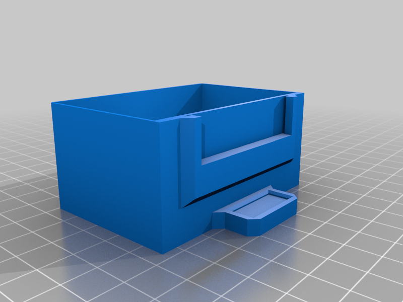 Pegboard 2-drawer parts bin lightweight drawers