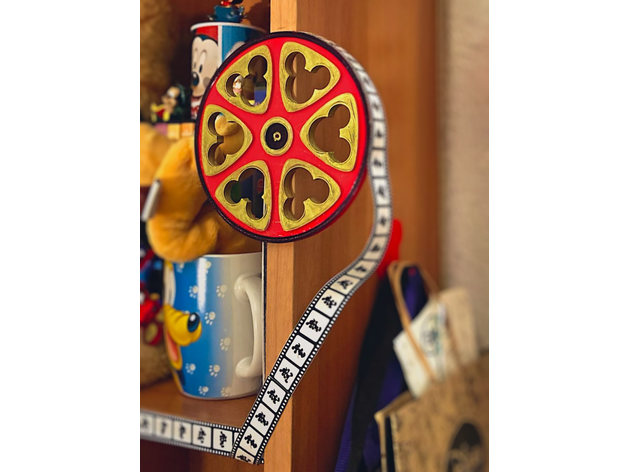 Disney Store Film Reel Decoration by lipariangelo - Thingiverse
