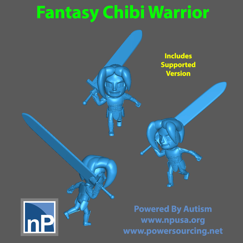 Fantasy Chibi Warrior