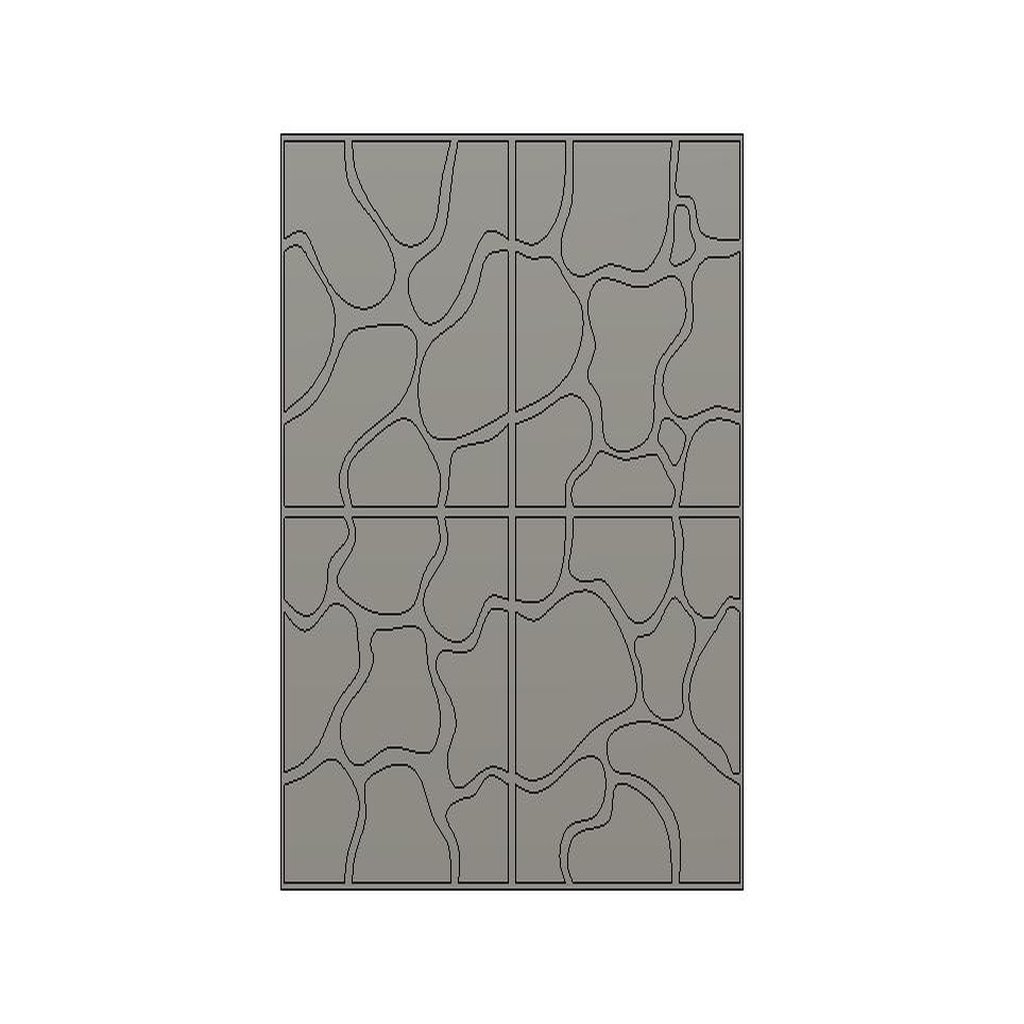 True Tiles Cobblestone texture Open Lock