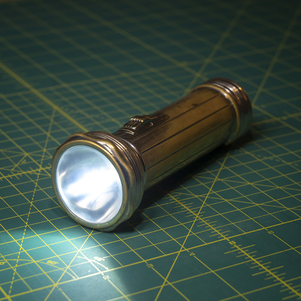 New Lens and Battery Buffer for Flashlight