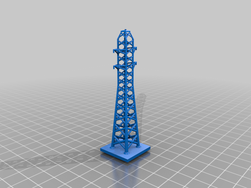 6mm 1:300 1:285 generic power line tower pylon