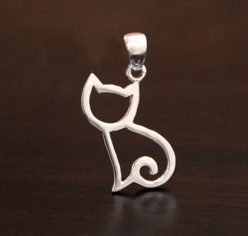 Cat Pendant 30mm