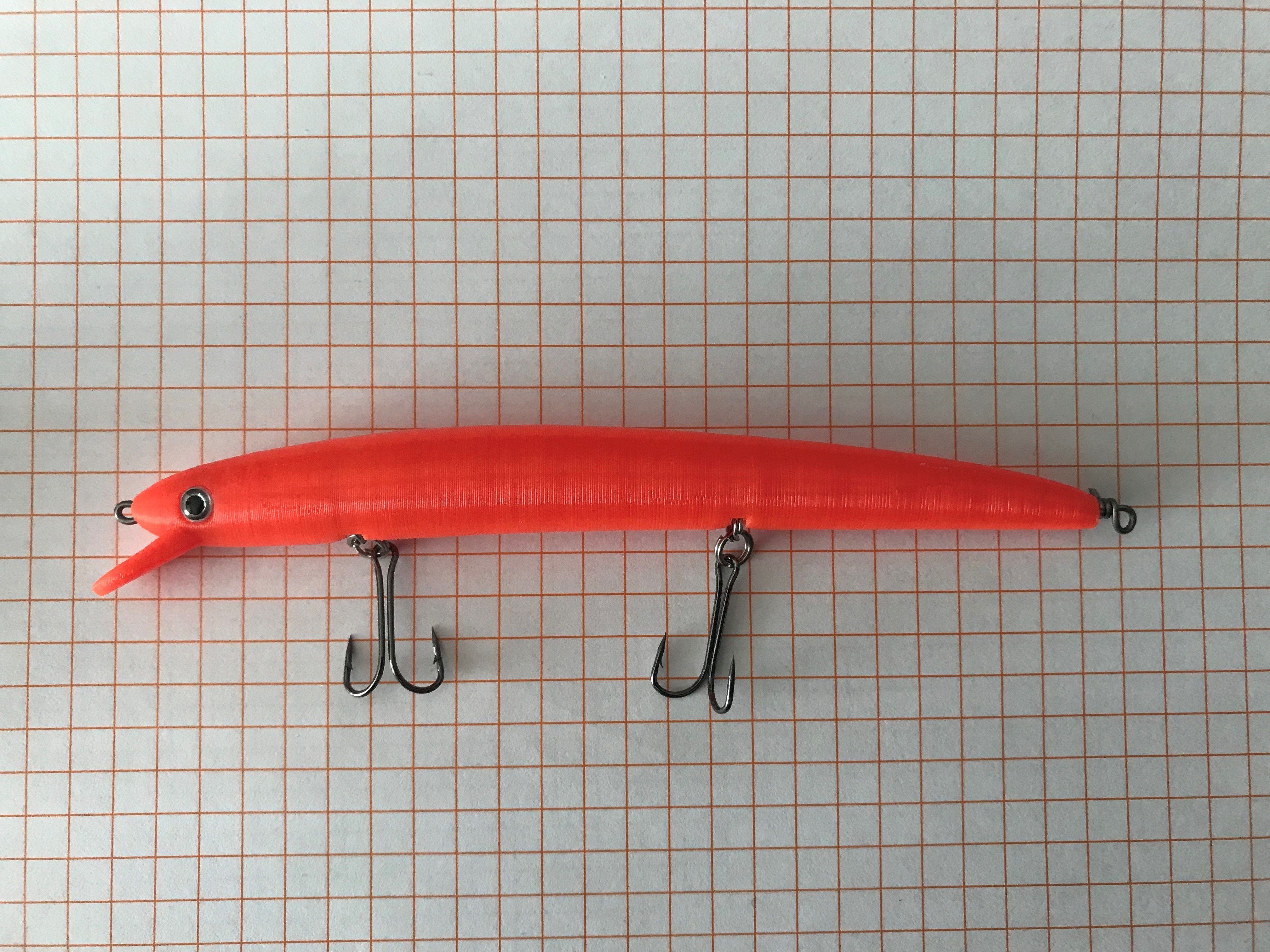 Wobbler Fishing Lure 115mm (one piece) by Domi1988 - Thingiverse Wobbler Fishing Lure 115mm (one piece) by Domi1988 - Thingiverse