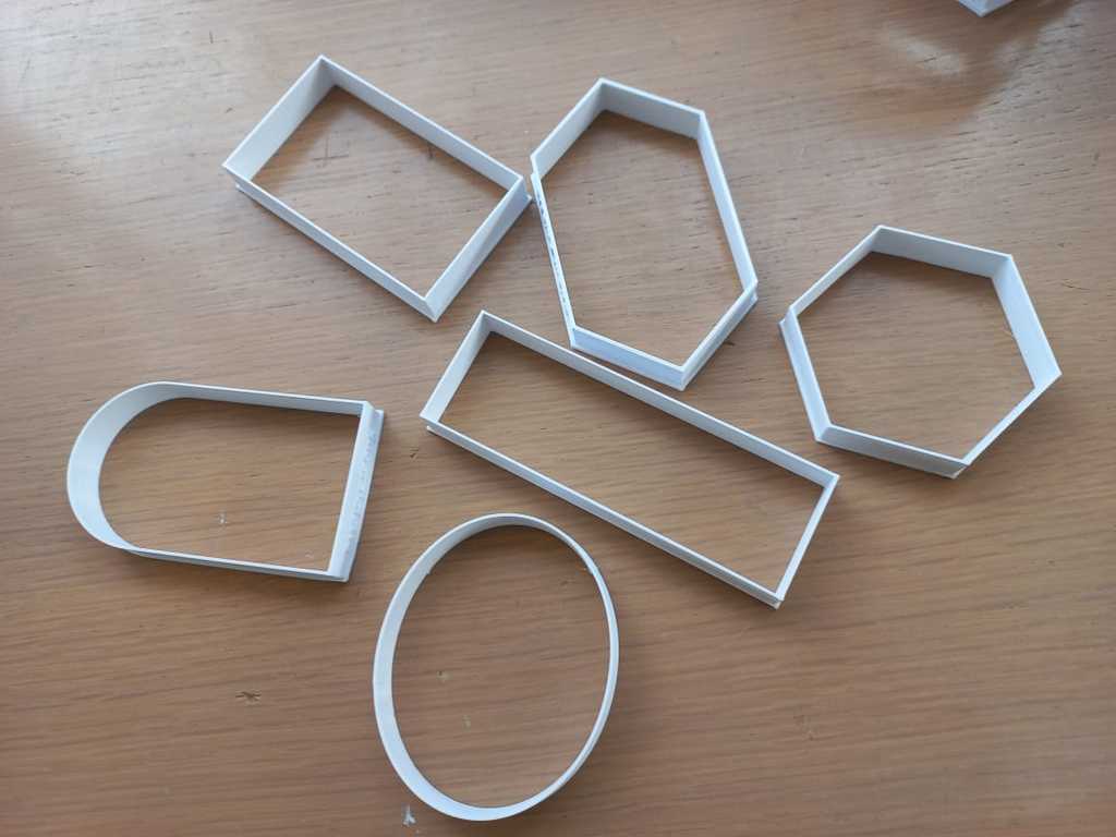 Simple Shapes Cookie cutters 