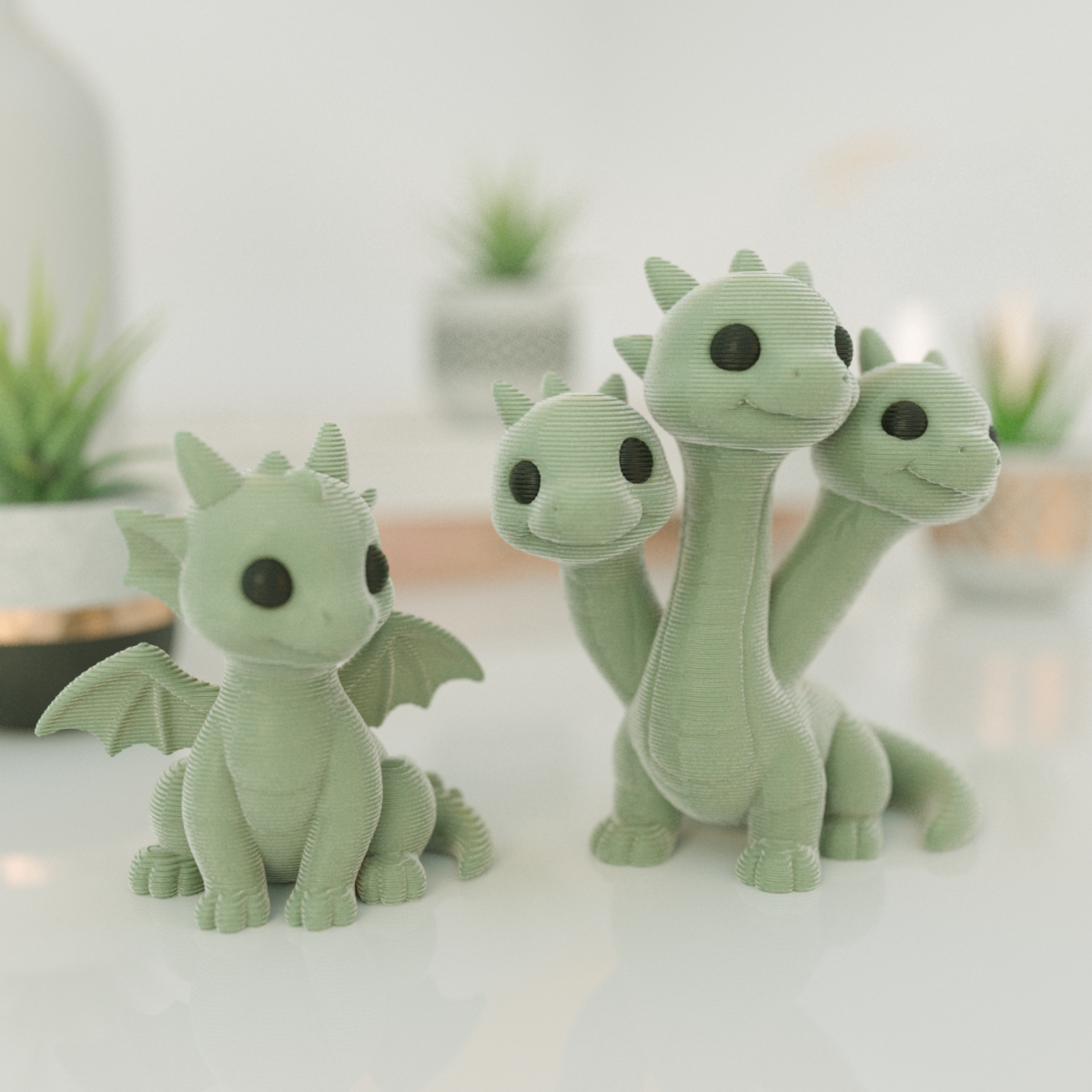 Cute Dragon and Hydra