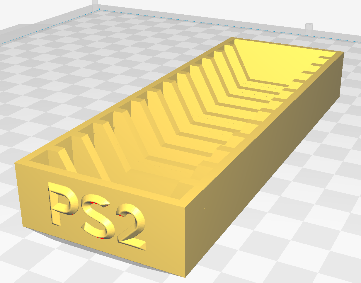 Expanded PS2 memory card holder
