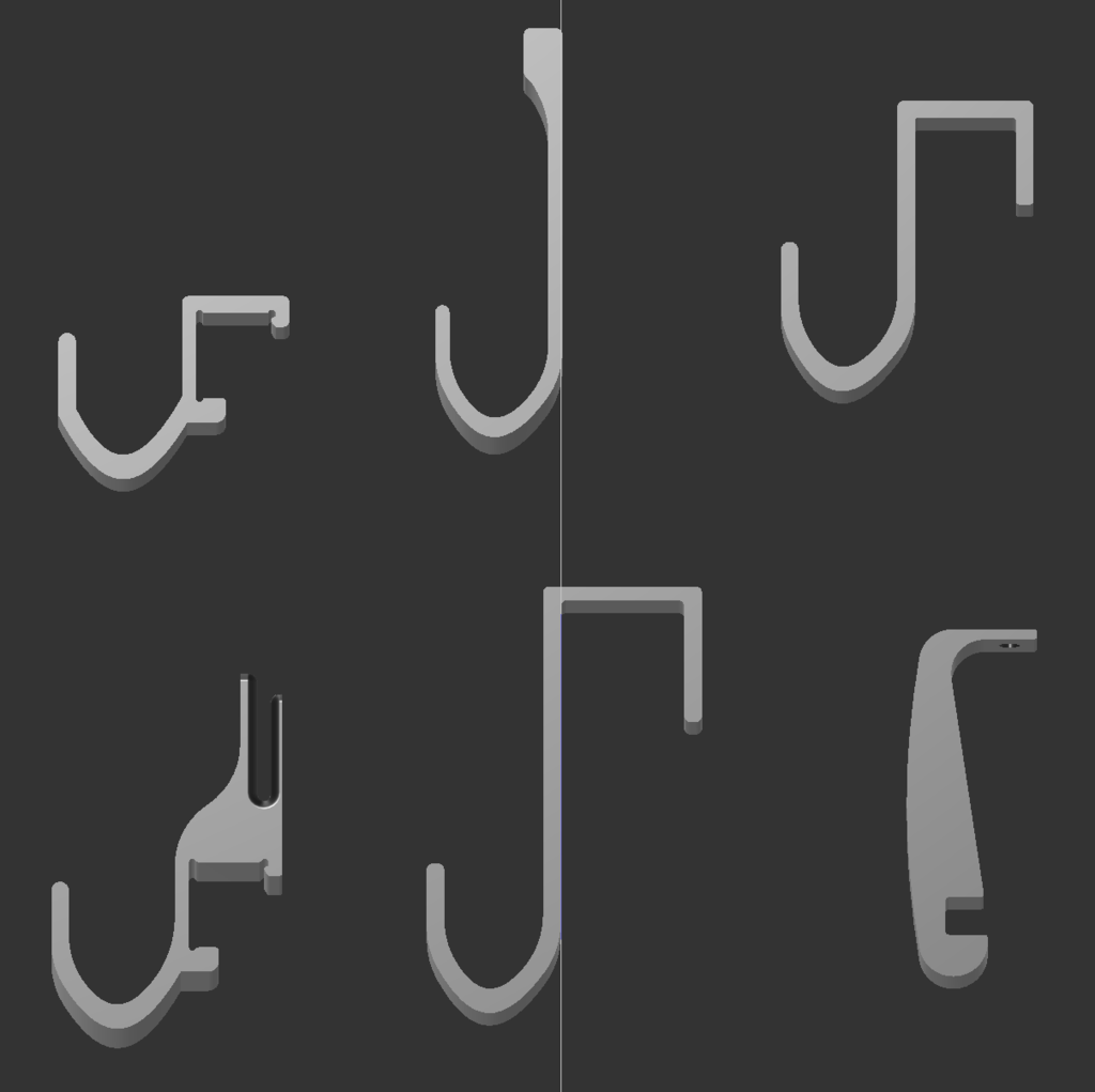 Variety of Hooks with F3D