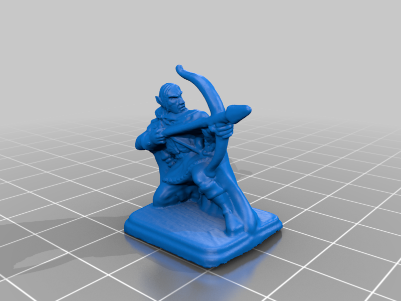 HeroQuest archer elf repaired