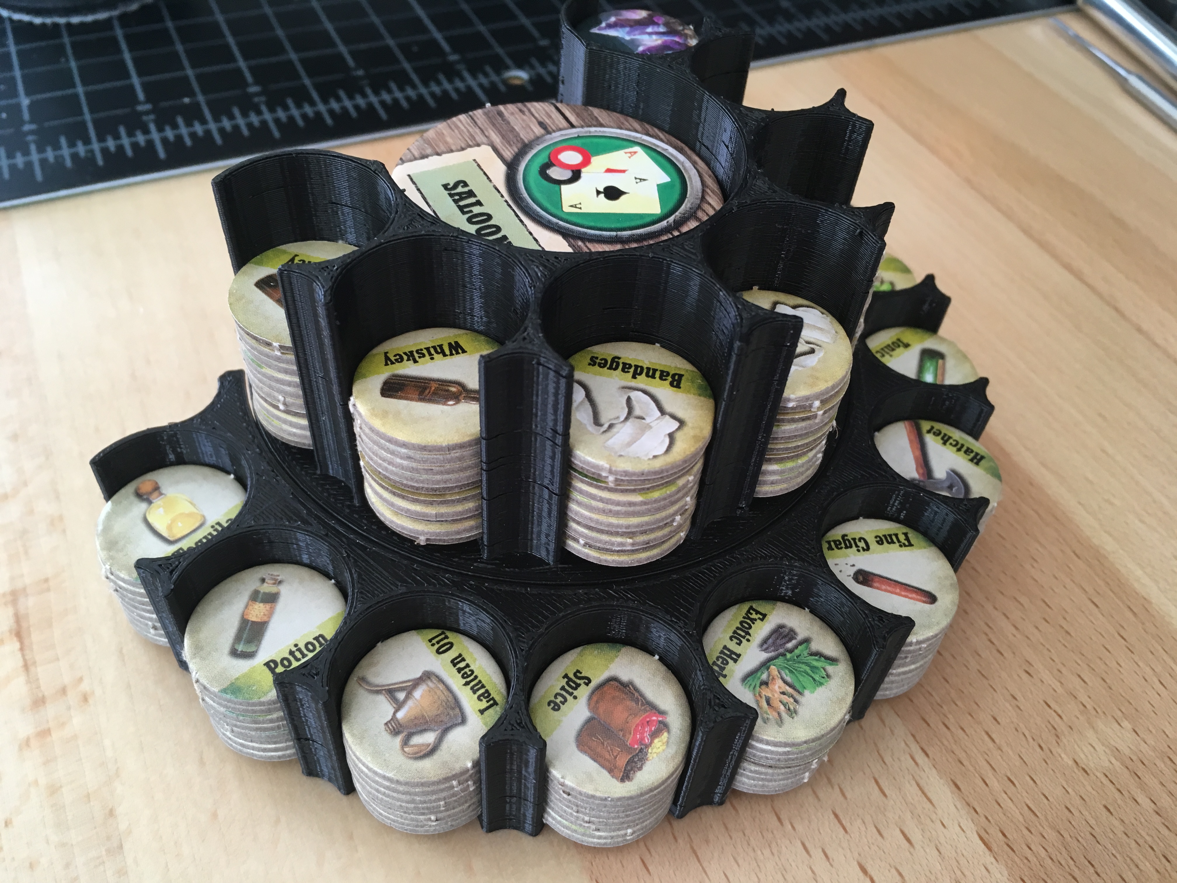Shadows of Brimstone Collapsible Side Bag & Town Token Holder