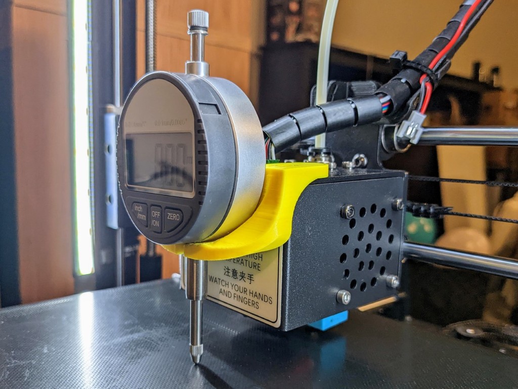 Magnetic Dial Indicator Mount for Anycubic Mega Hotend Housing