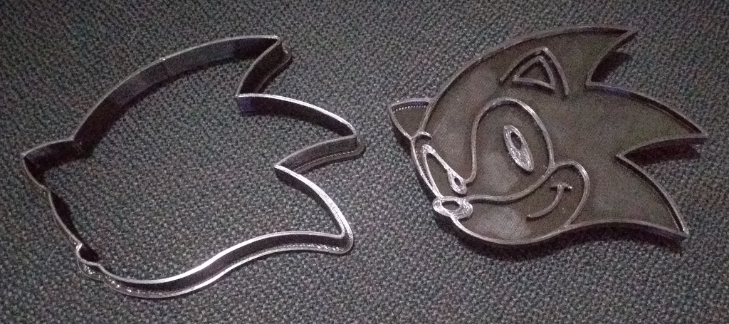 Sonic cookie cutter
