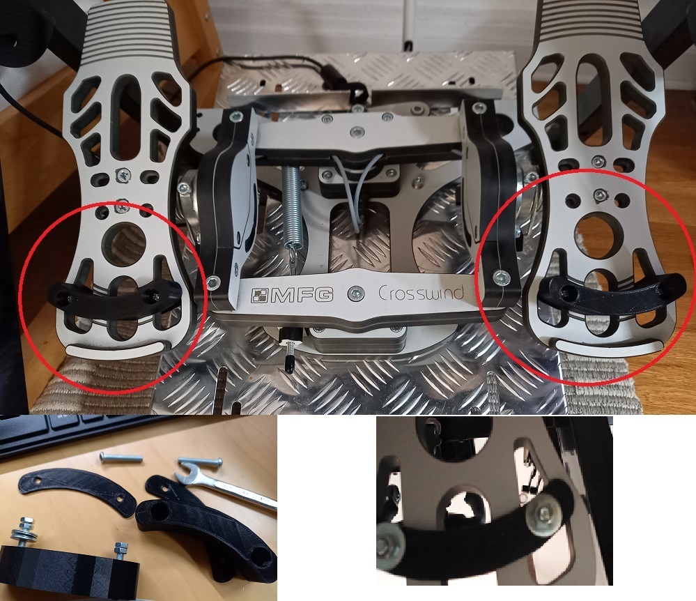 MGF Crosswind pedal size optimizer