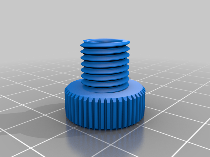 Dry Box Filament Passthrough Nut, Bolt, and Washer