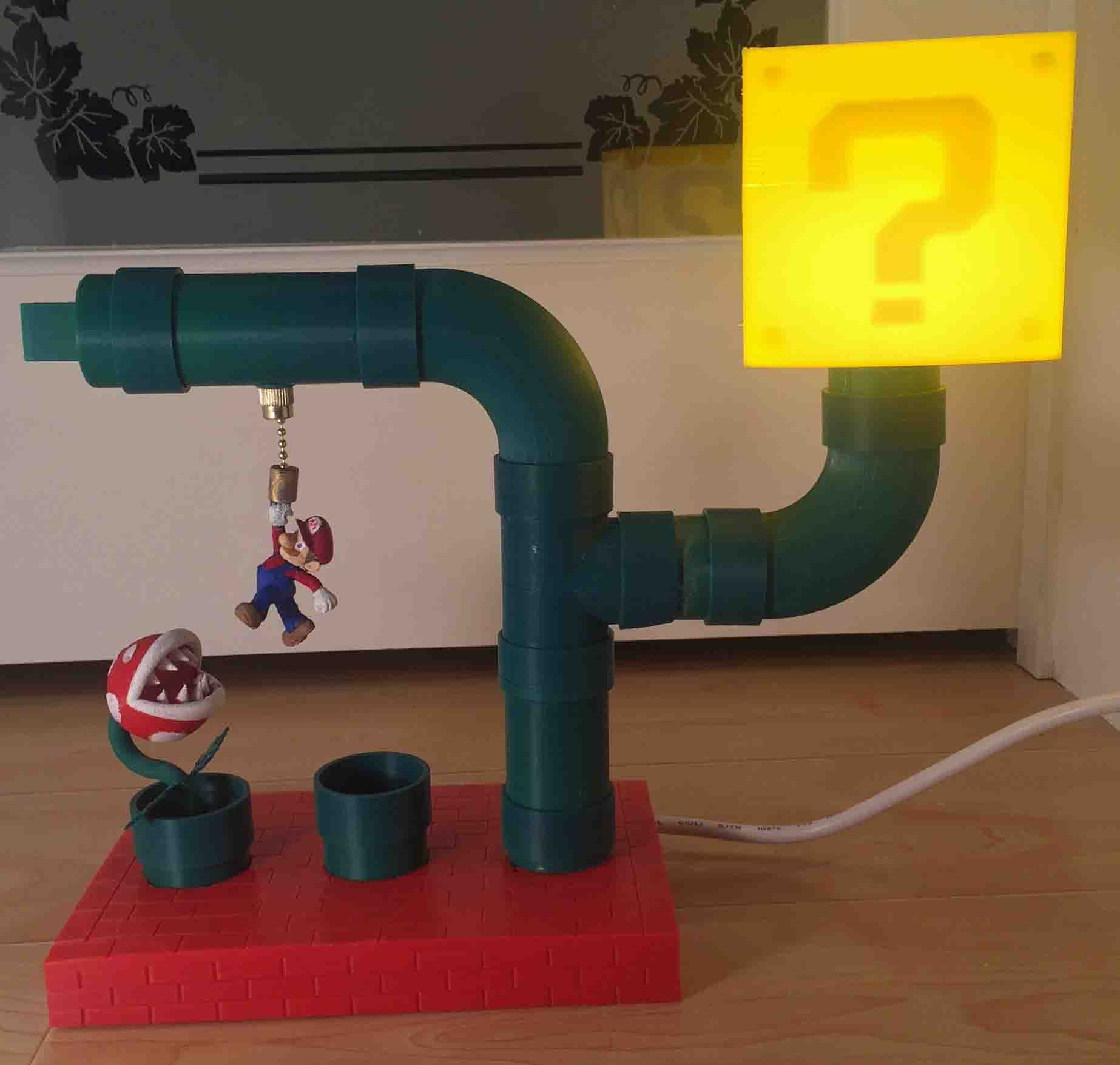 Mario Themed Desk Lamp - edited