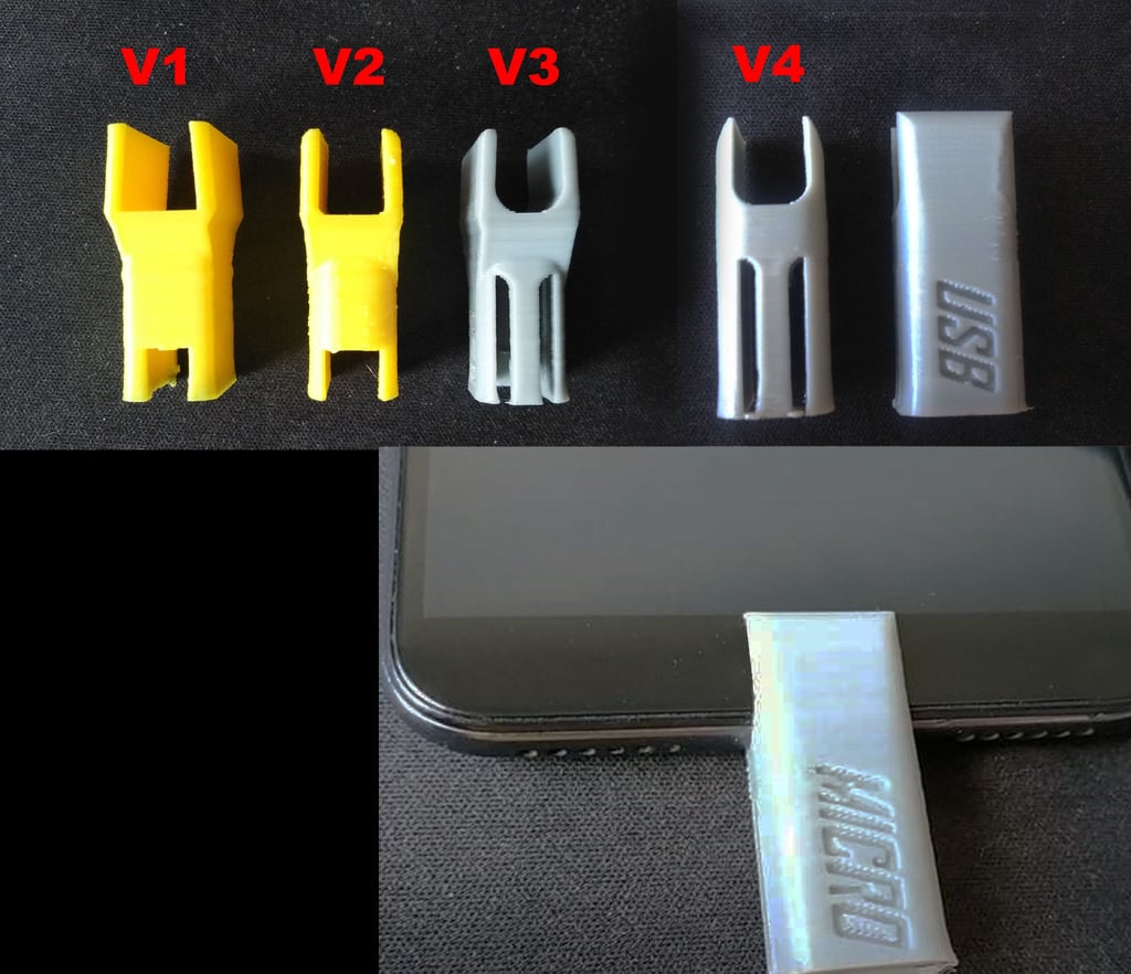 Loose microUSB Cable Clip/Holder - 0.05$ Fix!
