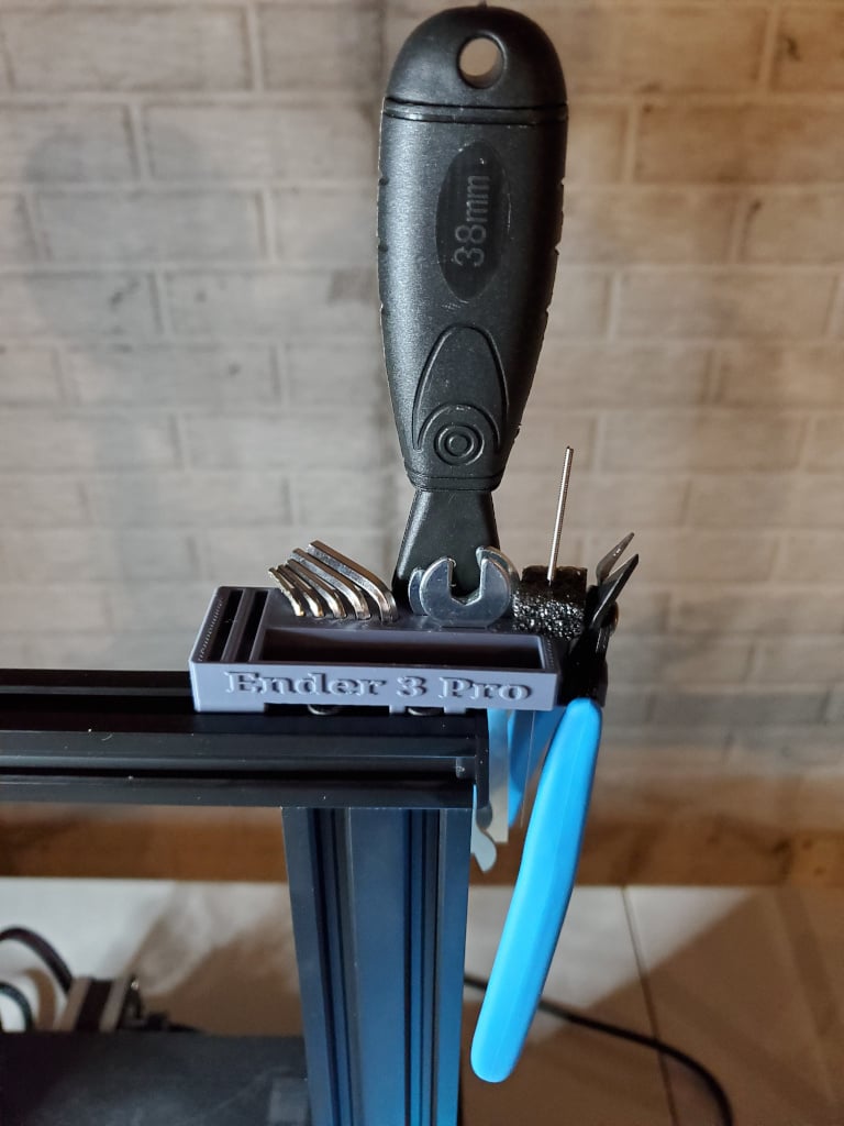 Ender 3 Pro Mini Tool Holder with Tray