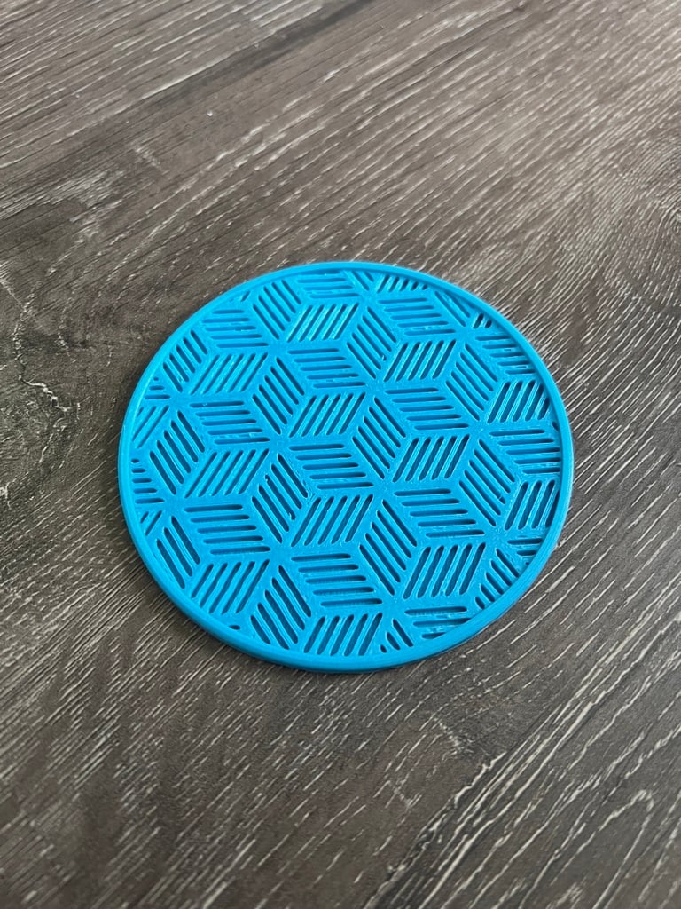 3D Square Drink Coaster