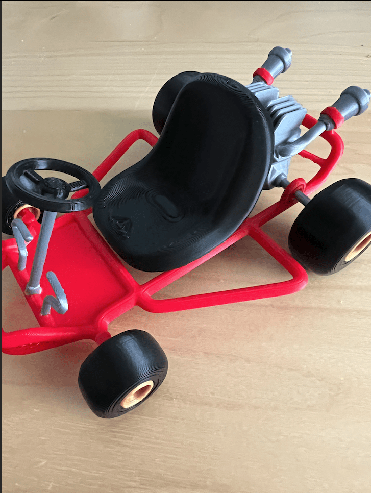 Mario Kart Pipe Kart - Remixed for Multi-Material Printing