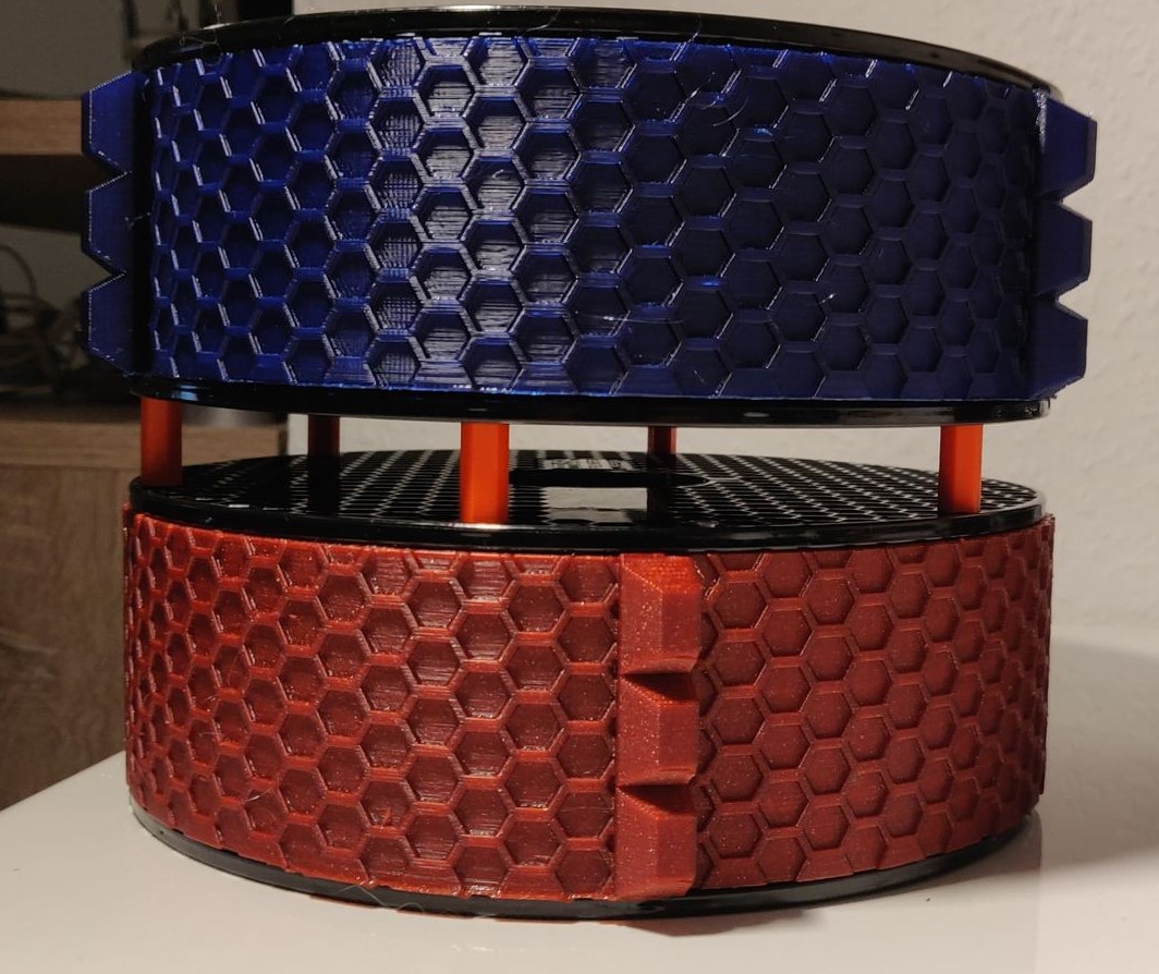 Recycled Stackable Fiament Spool container