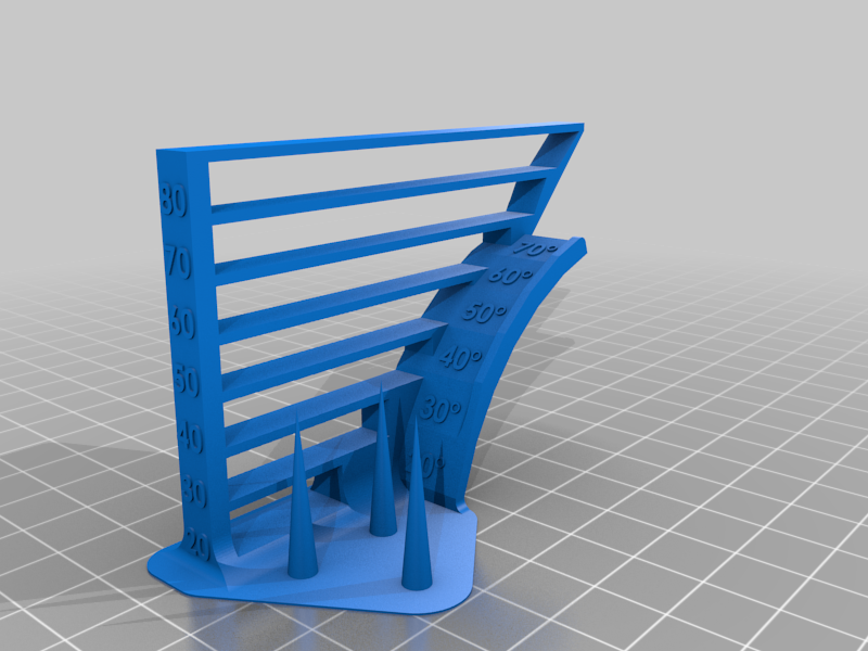 Bridging and overhang test