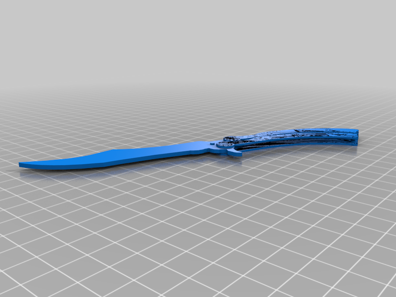 CSGO Working Print In Place Butterfly Knife