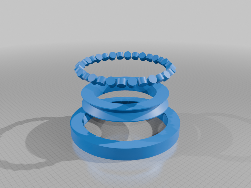 Cross-Cylindrical Roller Slew Bearing multi size parametric generator