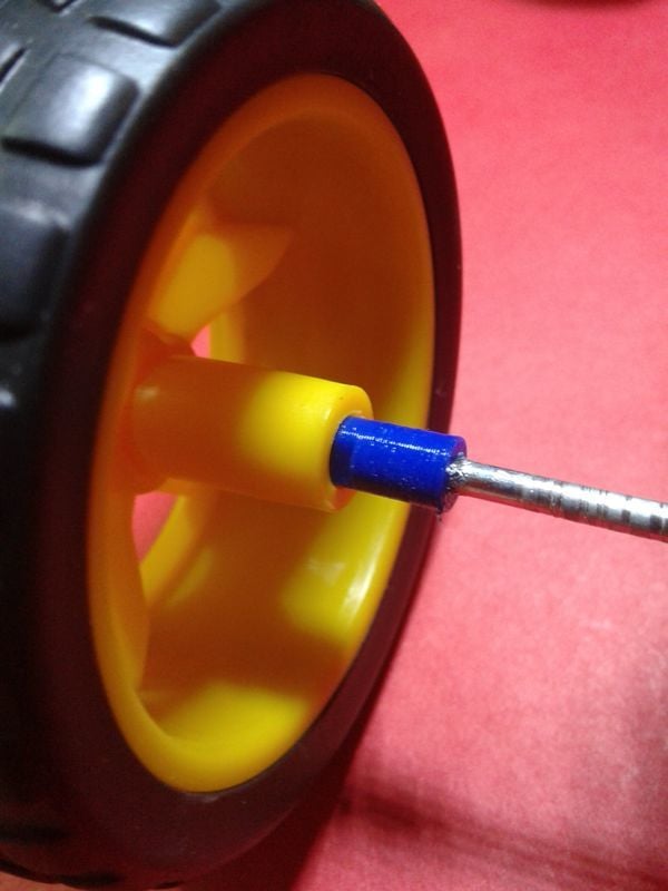arduino car wheel coupling