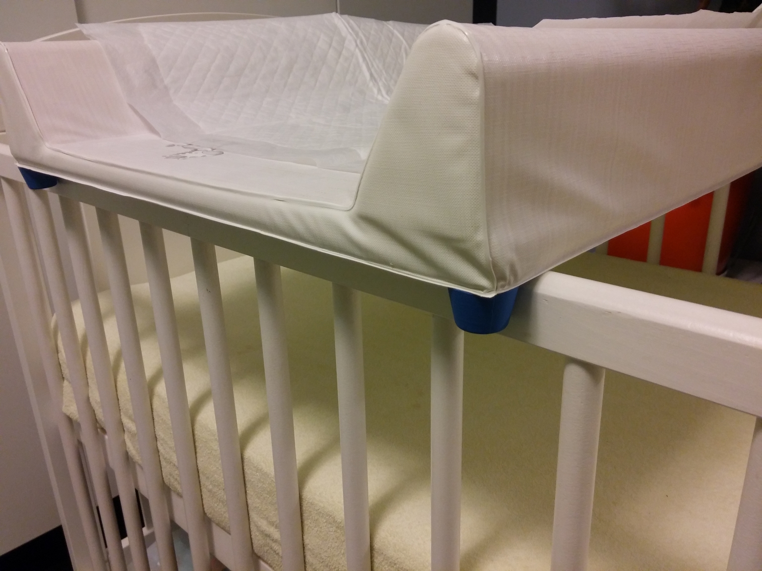 Stopper for baby changing table